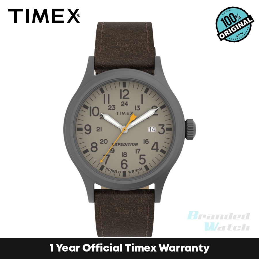 Official Warranty] Timex TW4B23100 Men's Expedition Scout 40mm Leather  Strap Watch | Shopee Malaysia