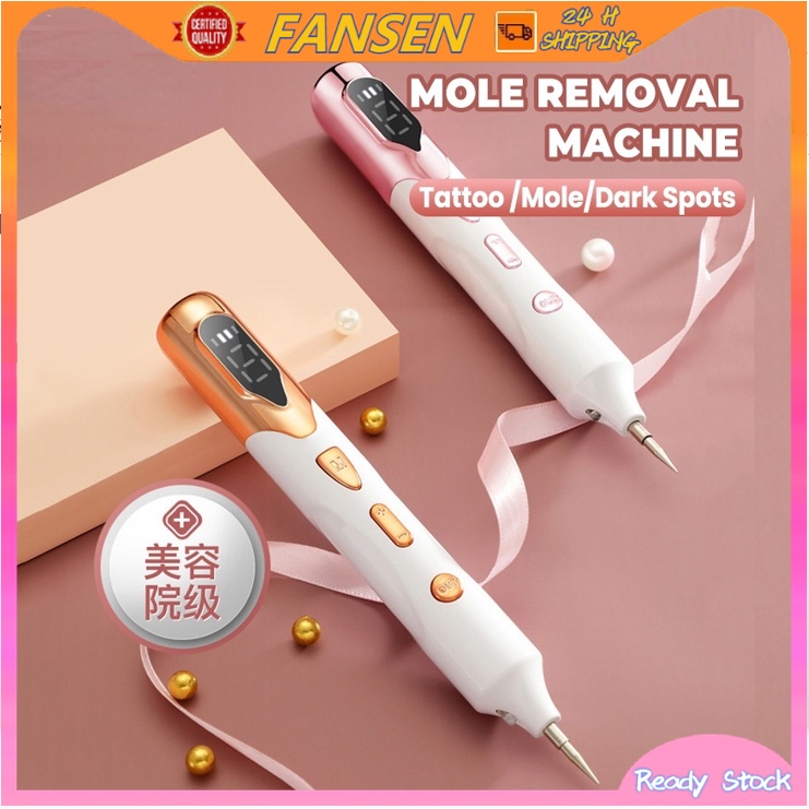 READY STOCK【Dark Spot Remover】9 Level LCD Face Skin Dark Spot Remover Mole Tattoo Removal Laser Plasma Pen Machine Facial Freckle Tag Wart Removal Beauty Care