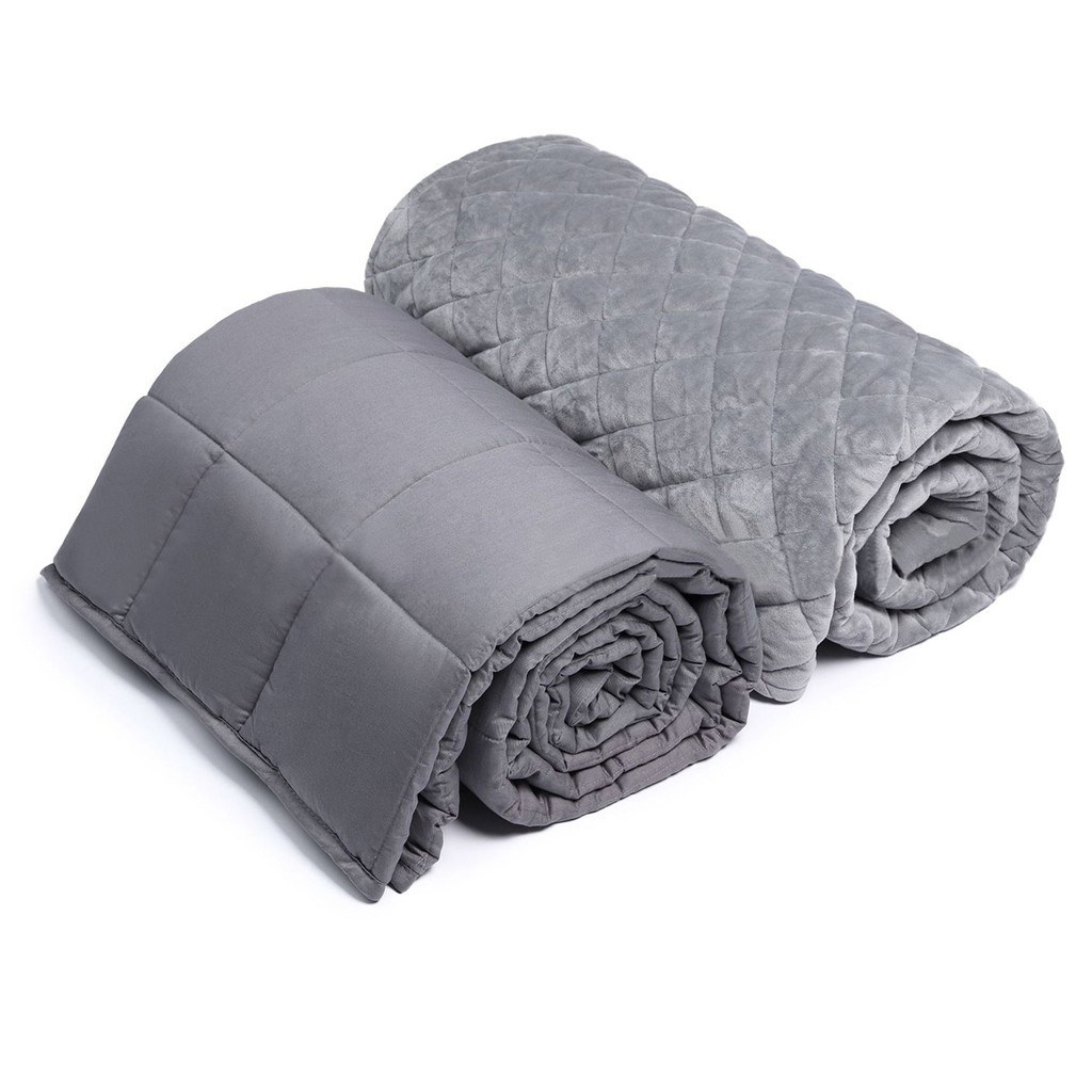 Weighted Gravity Blanket Heavy Sensory Kid Adult Sleep Anxiety + Cover