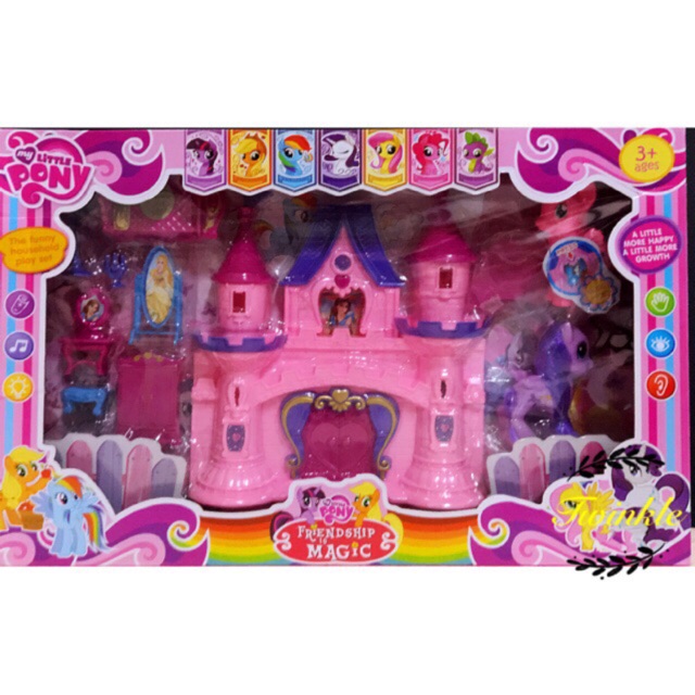 little pony playset