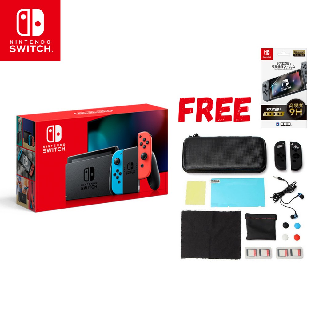 MAXSOFT] Nintendo Switch V2 Neon/Grey Enhanced Edition (MAXSOFT 1 YEAR  WARRANTY) | Shopee Malaysia