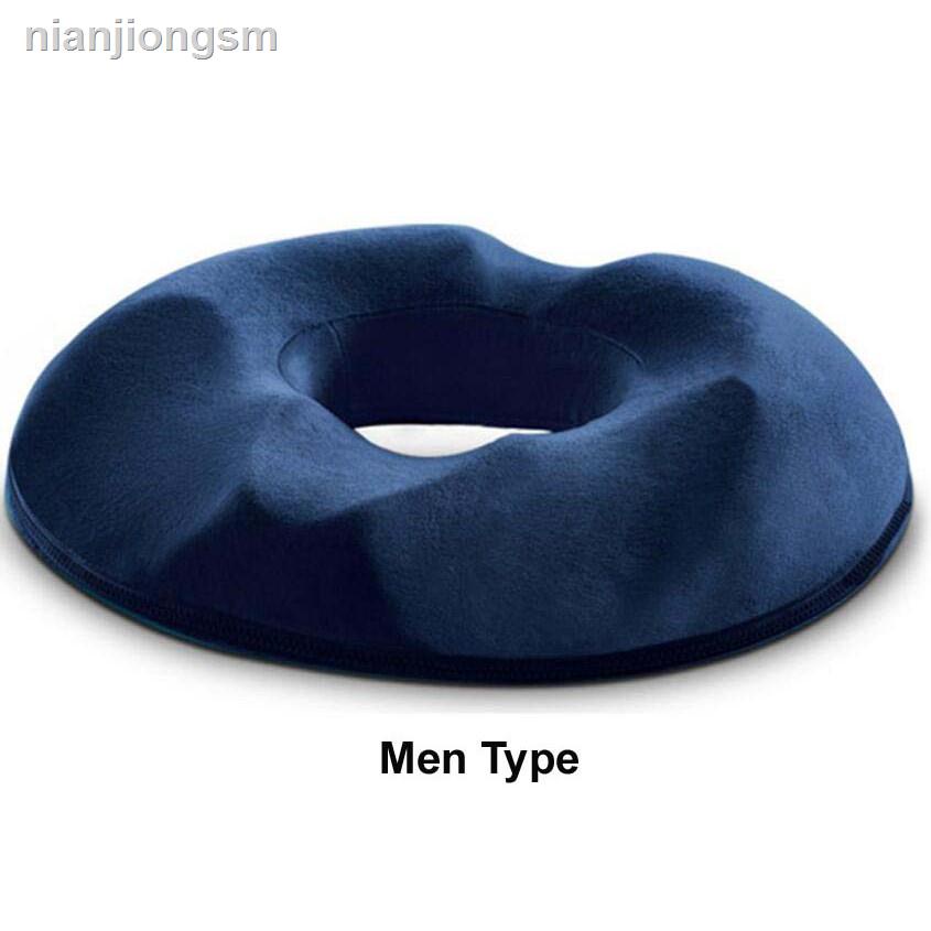 shopee: ◈❉☎Donut Pillow Tailbone Hemorrhoid Seat Cushion - Orthopedic Pain Relief Doughnut Pillow - Helps Ease Tailbone Pain, Bed Sores, Hemorrhoids, Prostate, Pregnancy, Coccyx, Sciatica, Post Natal and Surgery (0:0:Variation:Women Type Blue;:::)