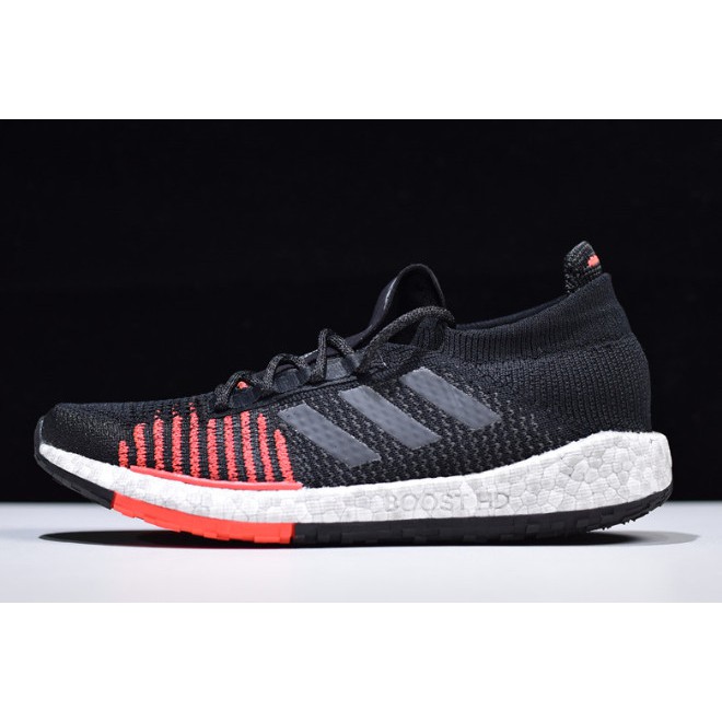 adidas pure boost red and black