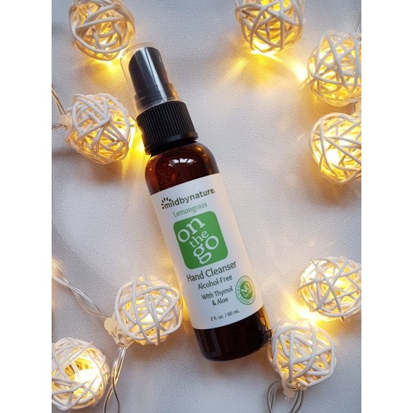 Resultado de imagen de Mild By Nature, On the Go, Hand Cleanser, Lemongrass,