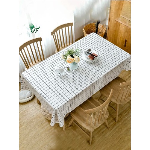 Waterproof Tablecloth Cover Alas Meja Plastik Shopee 