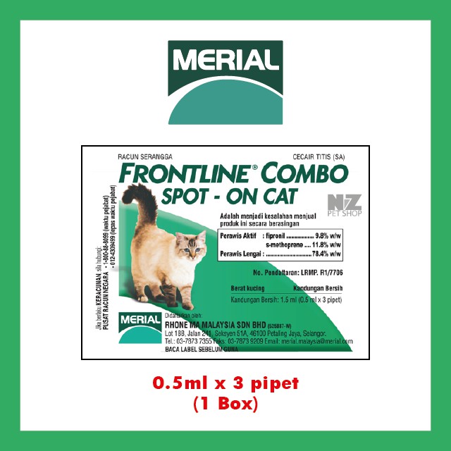 Frontline Combo Spot On Cat - Prices and Promotions - Oct 2021 