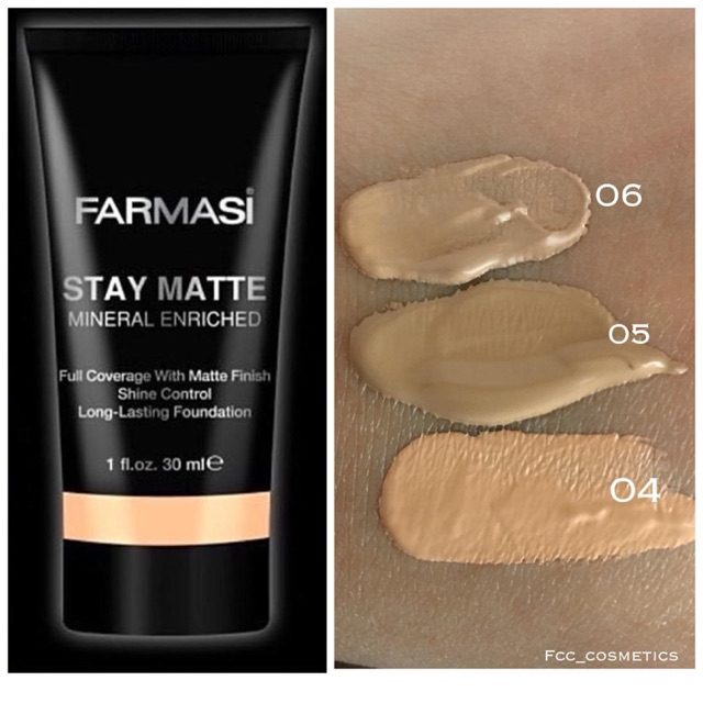 Farmasi Fcc Staymatte Foundation Shopee Malaysia