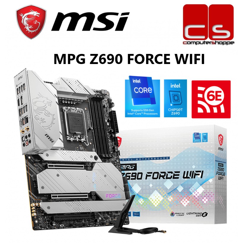 MSI MPG Z690 FORCE WIFI ATX LGA1700 Intel Gaming Motherboard | Shopee ...