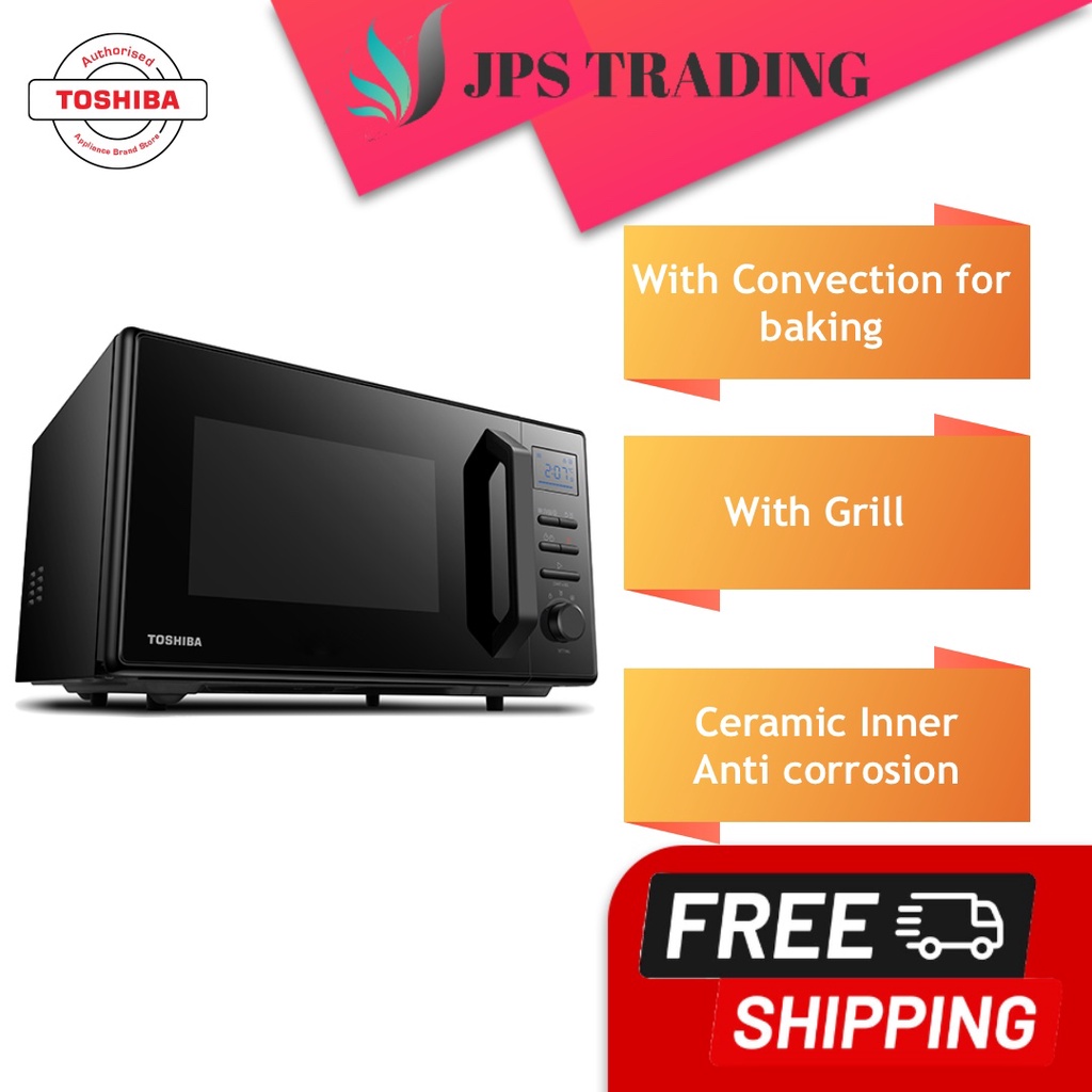 [Free Shipping] Toshiba Microwave Oven MW2AC26TF(BK) 26L With