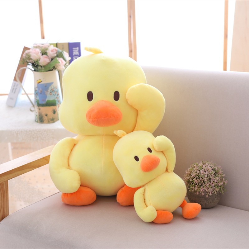 small stuffed duck