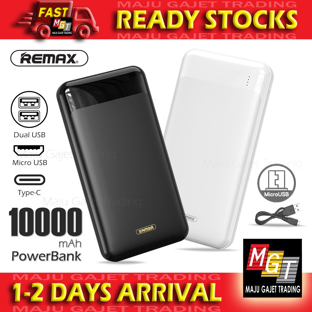 Remax Original 10000mAh Powerbank Portable 10000 mAh Power Bank - Free ...