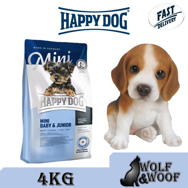 happy dog mini baby & junior 4kg