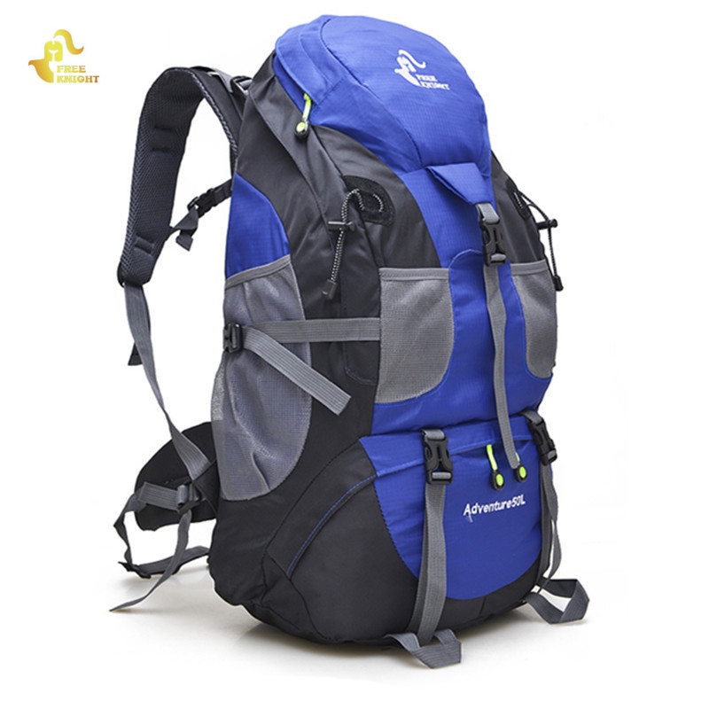 50L Large Outdoor Waterproof Raincover Backpack Camping Bag Hiking
