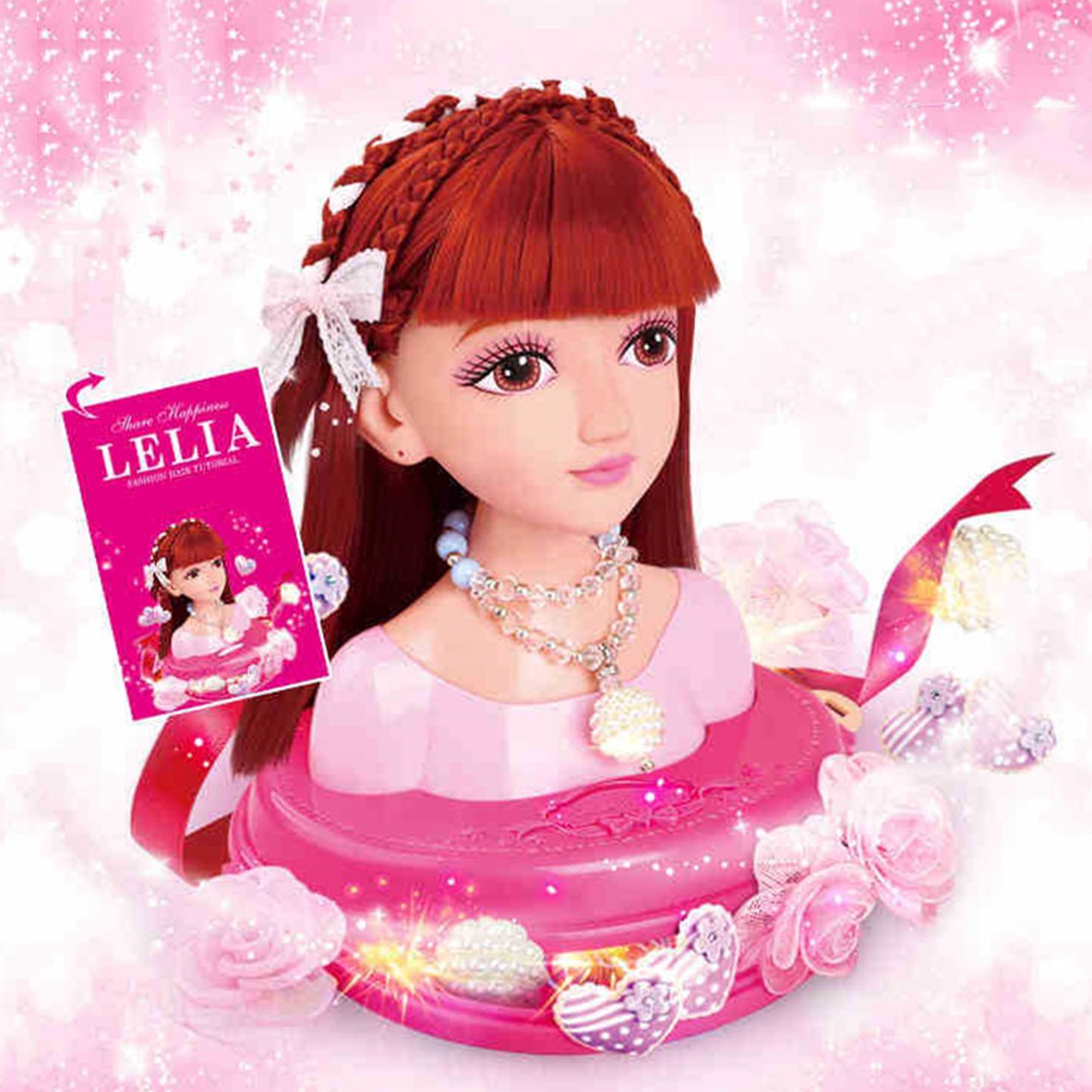Stylish Hair Stylist Doll Makeup Headwear Hair Braiding Practice