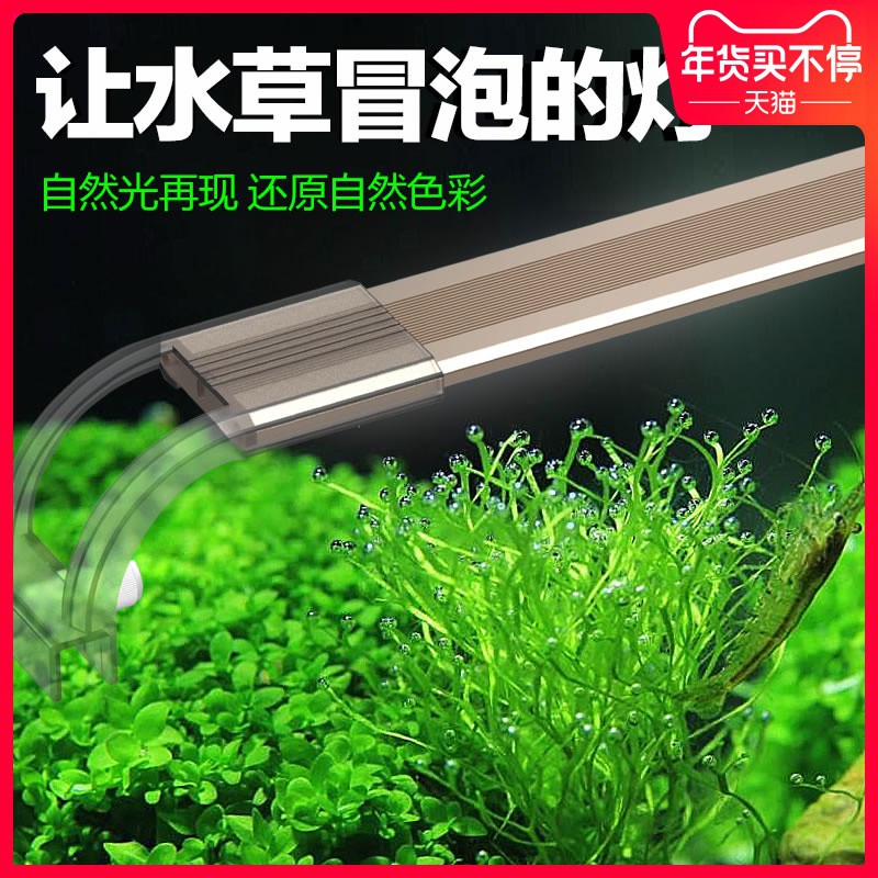 Grass Lamp Fish Culture Beautiful 森森高透光魚缸燈水草燈魚缸led燈防水水族箱照明燈led支架燈 Shopee Malaysia