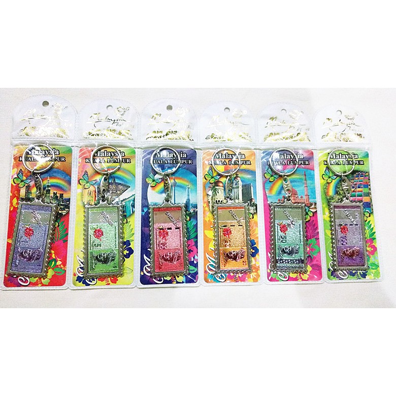 6 pcs set Penang Street Art Penang Collection Souvenir keychain 6件套槟城街头壁画艺术纪念品钥匙扣