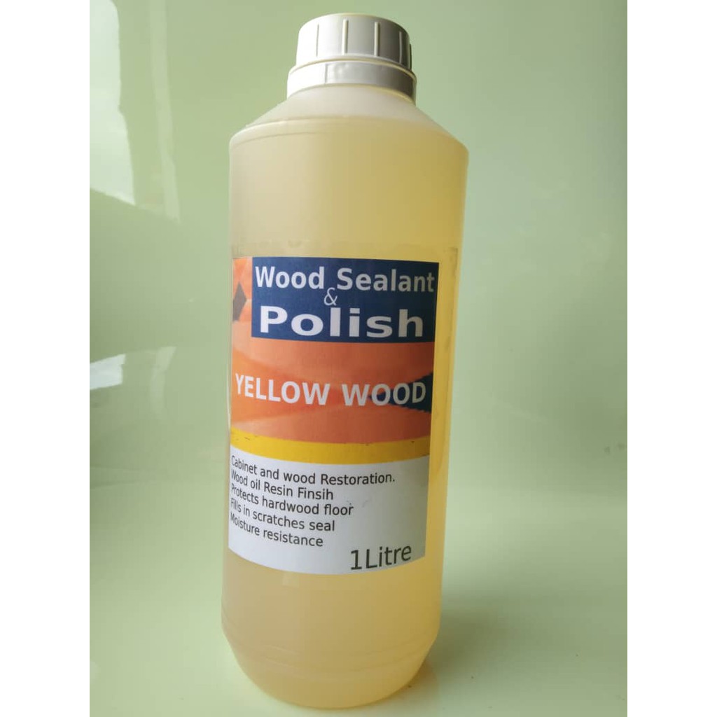 Wood Polish, Wood Coating, Sealant and Waterproof Resin Clear, Water