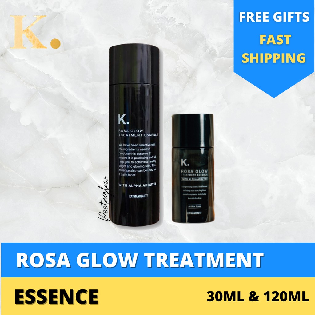 Rosa Glow Treatment Essence Hilangkan Parut Jerawat Kulit Kusam Kayman Beauty Essence Untuk Jeragat