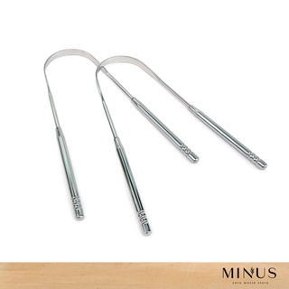 Stainless Steel Tongue Scrapper SUS304 Oral Care Tongue Coating Remover不锈钢刮舌器舌头清洁器 Reusable l Zero Waste