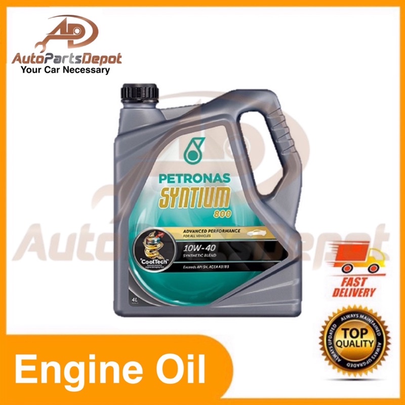 Petronas Syntium Semi Synthetic SN10w40 Engine Oil 4L Shopee Malaysia