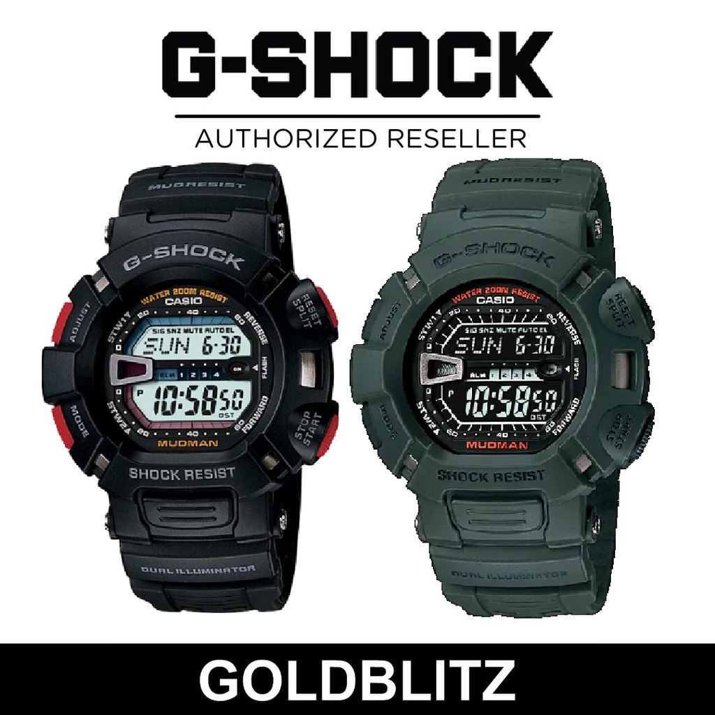 Casio G-Shock G-9000-1 G-9000-3 MUDMAN G9000 Mud Resist G-9000-1V G ...