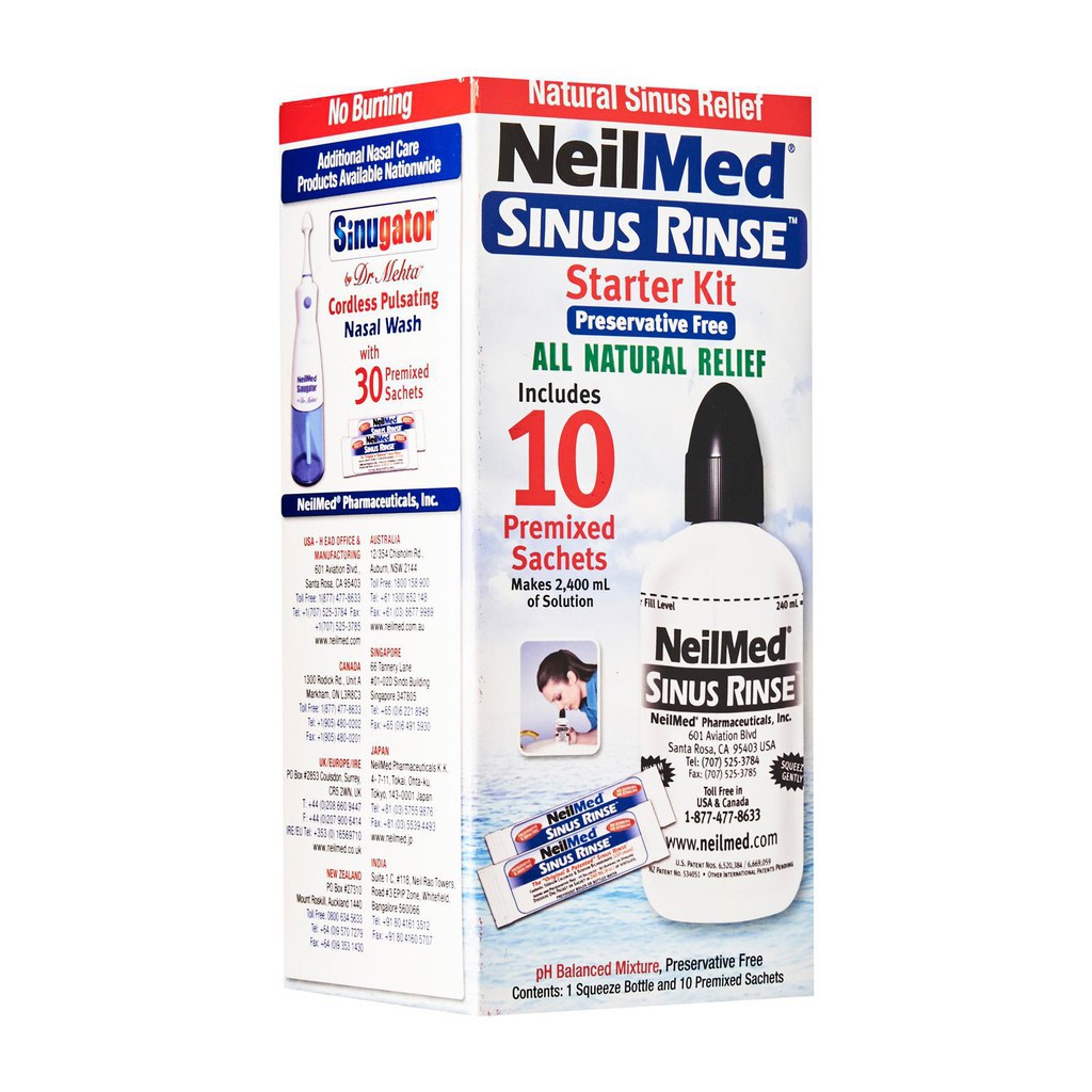 Neilmed Sinus Rinse Starter Kit 10's | Shopee Malaysia