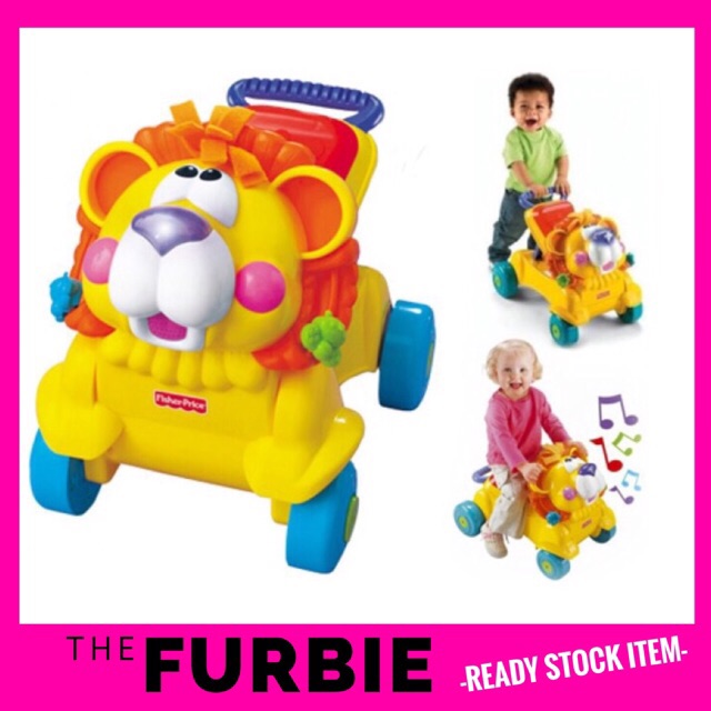 fisher price 3 in 1 stride and ride lion