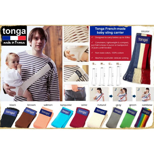 tonga mesh baby sling