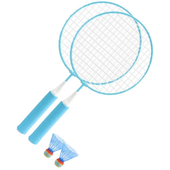 Kids 1 Set Colored Badminton Racket Beginner Training Outdoor Sports Leisure Toy 