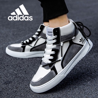 New Adidas Four Seasons Youth Fashion High-top Shoes Youth Trend Non-slip Men's Sports Light Casual Shoes 39-44