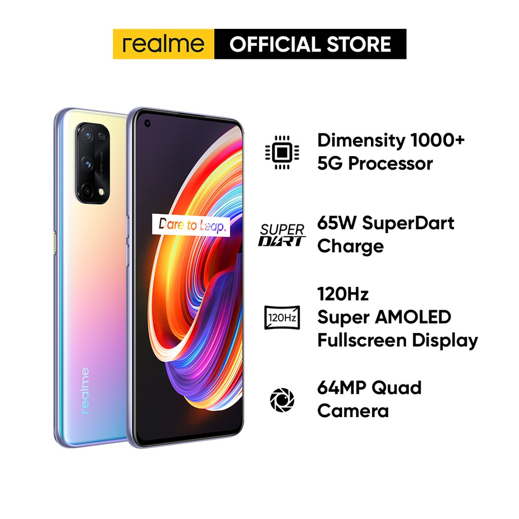 Realme X7 Pro 5g 8gb Ram 256gb Rom Dimensity 1000 5g Processor 65w Superdart Charge 120hz Super Amoled Display Shopee Malaysia