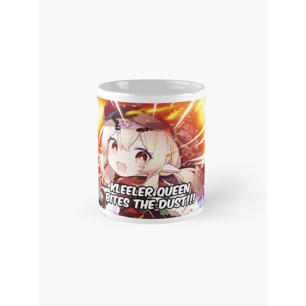 Klee Genshin Impact & Killer Queen Bite The Dust Jojo Bizarre Adventure Cup Anime Game Meme Merchandise Printed Gift Mug