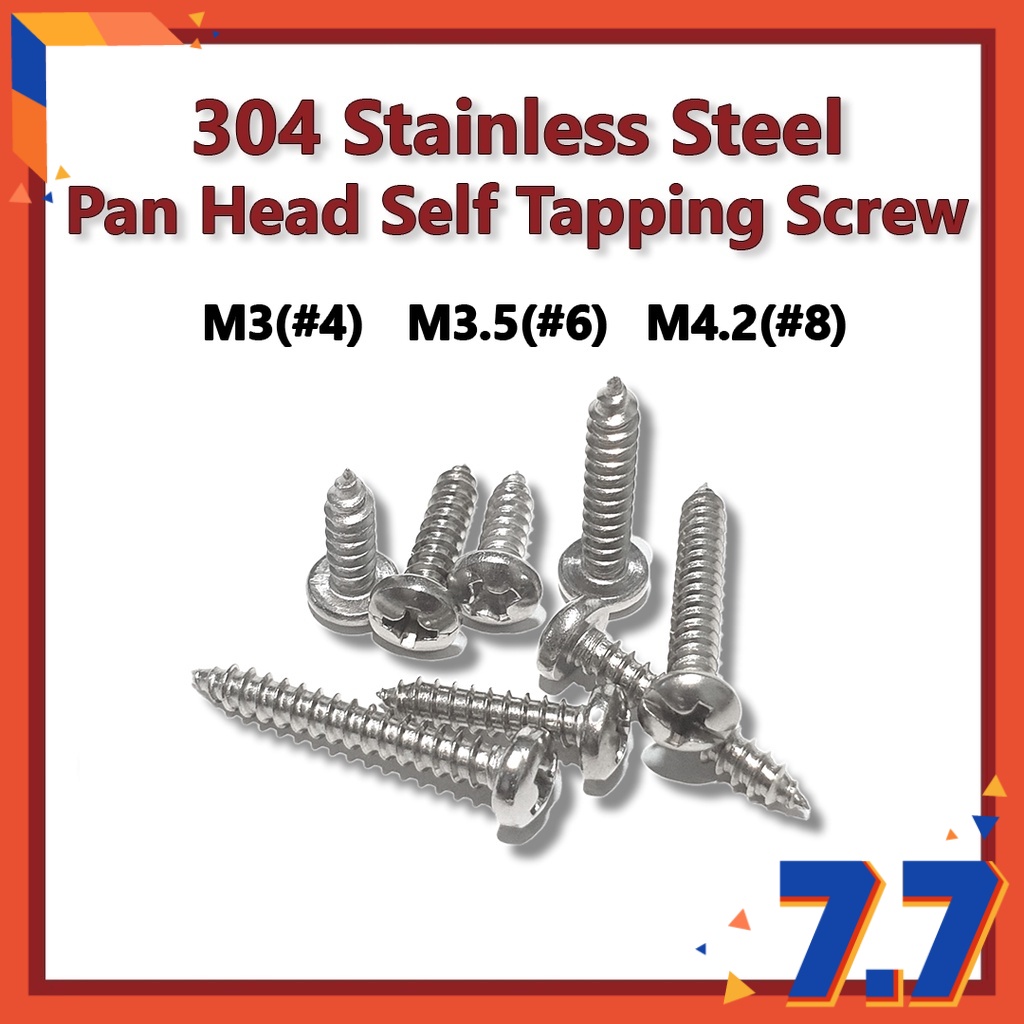 Self Tapping Screw 304 Stainless Steel Torx Anti Theft M2.9 M3.5 M3.9 M4.8 