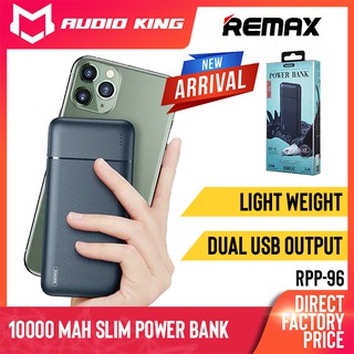 LIGHT & SMALL Powerbank Fast Charging Portable Powerbank 10000mAh Original REMAX Powerbank Murah RPP-96 Pawer Bank Murah