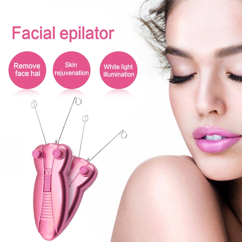 Electric White Light Illumination Facial Hair Remover Shopee