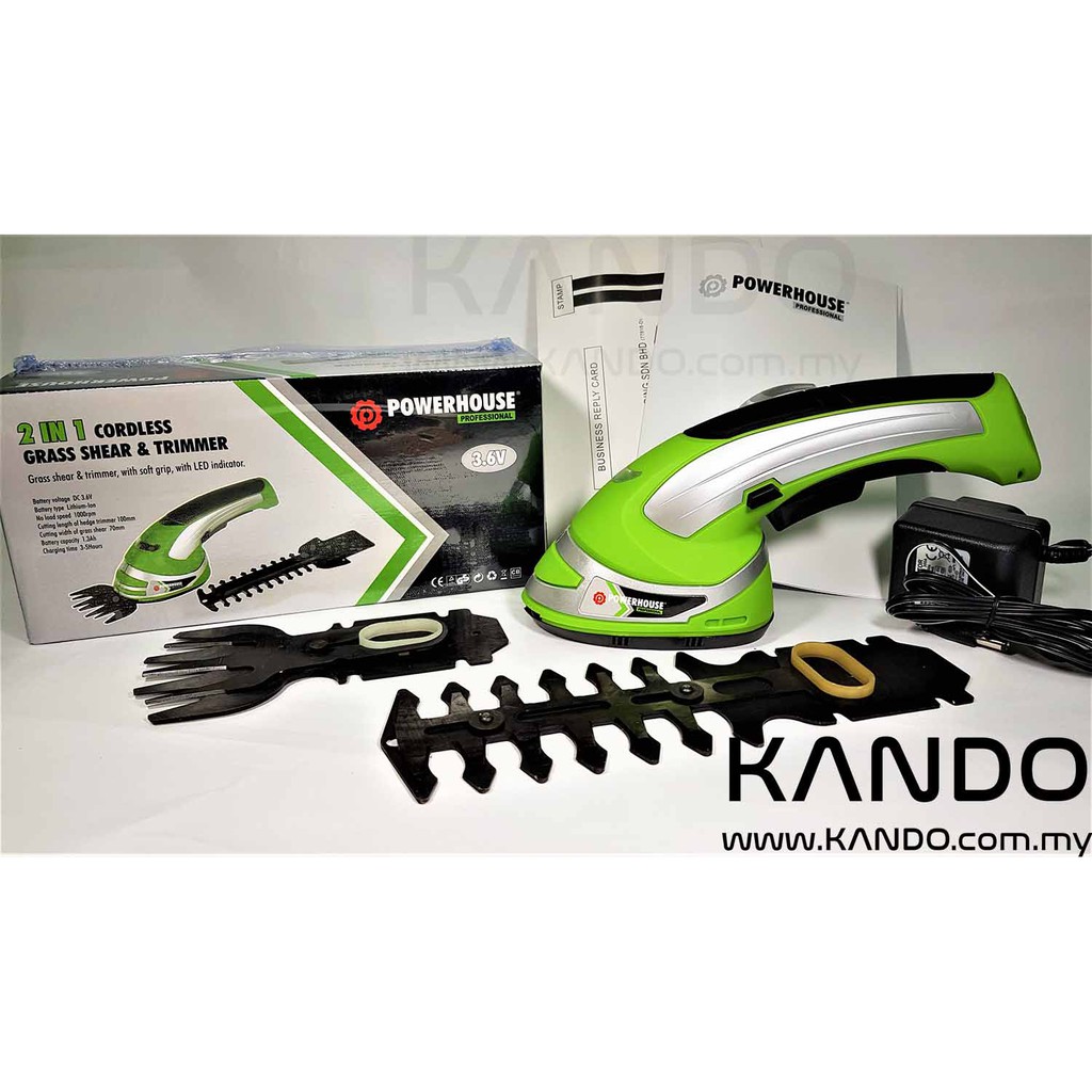 Malaysia Powerhouse Hedge Trimmer 3 6v Rechargable Shear Grass