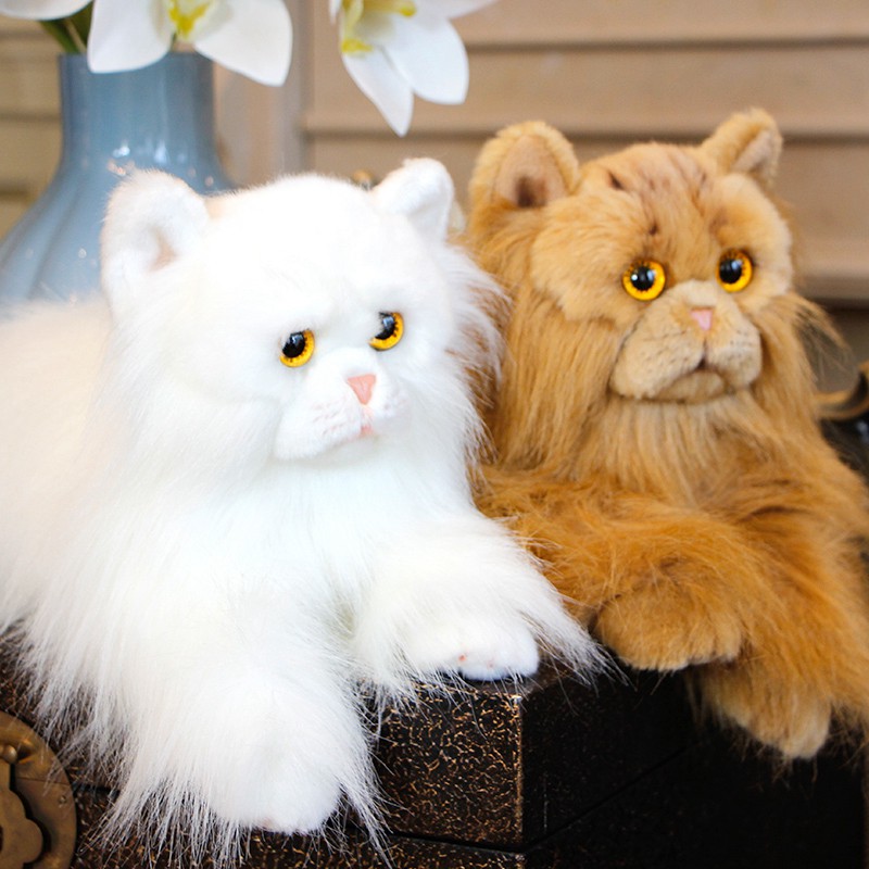 realistic cat stuffed animals
