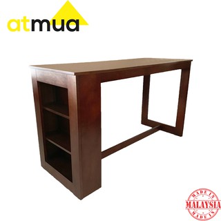  7 7 Atmua Furniture Bar  Table Solid Wood Table Meja  