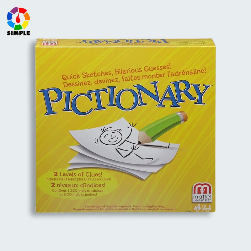 Pictionary Classic Game Board Game Card Game Shopee Malaysia