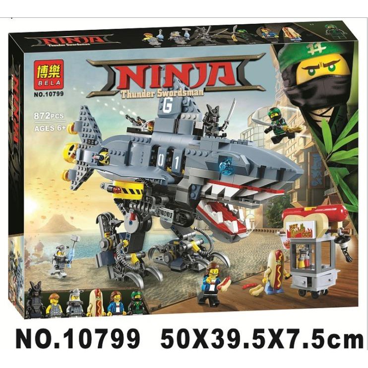 Brickfinder LEGO Ninjago Movie Garmadon, Garmadon, GARMADON! Shark Mech ...