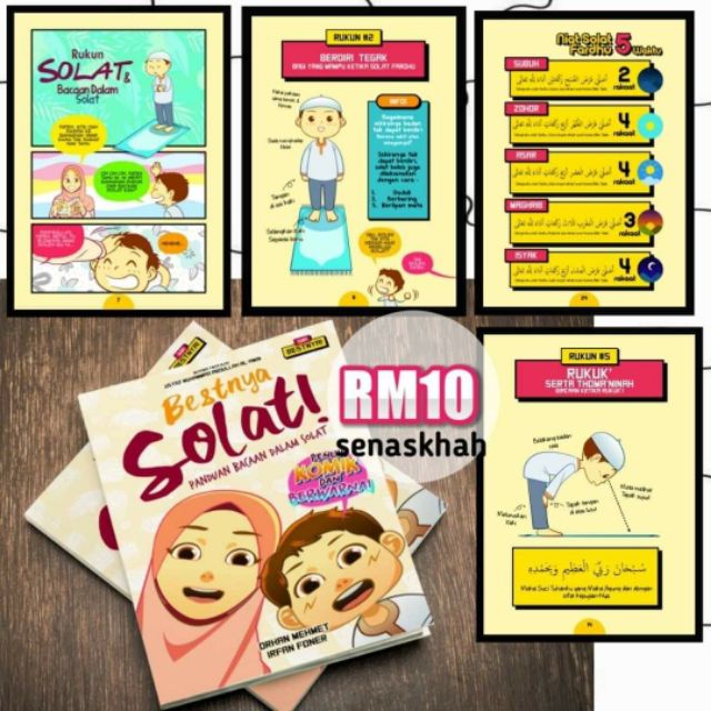 Buy KOMIK BESTNYA SOLAT KIDS BOOK BUKU ANAK BUKU KANAK KANAK 