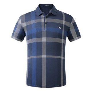 Domple Men Printed Relaxed Fit Casual Short Sleeve Polo Shirt Tee 