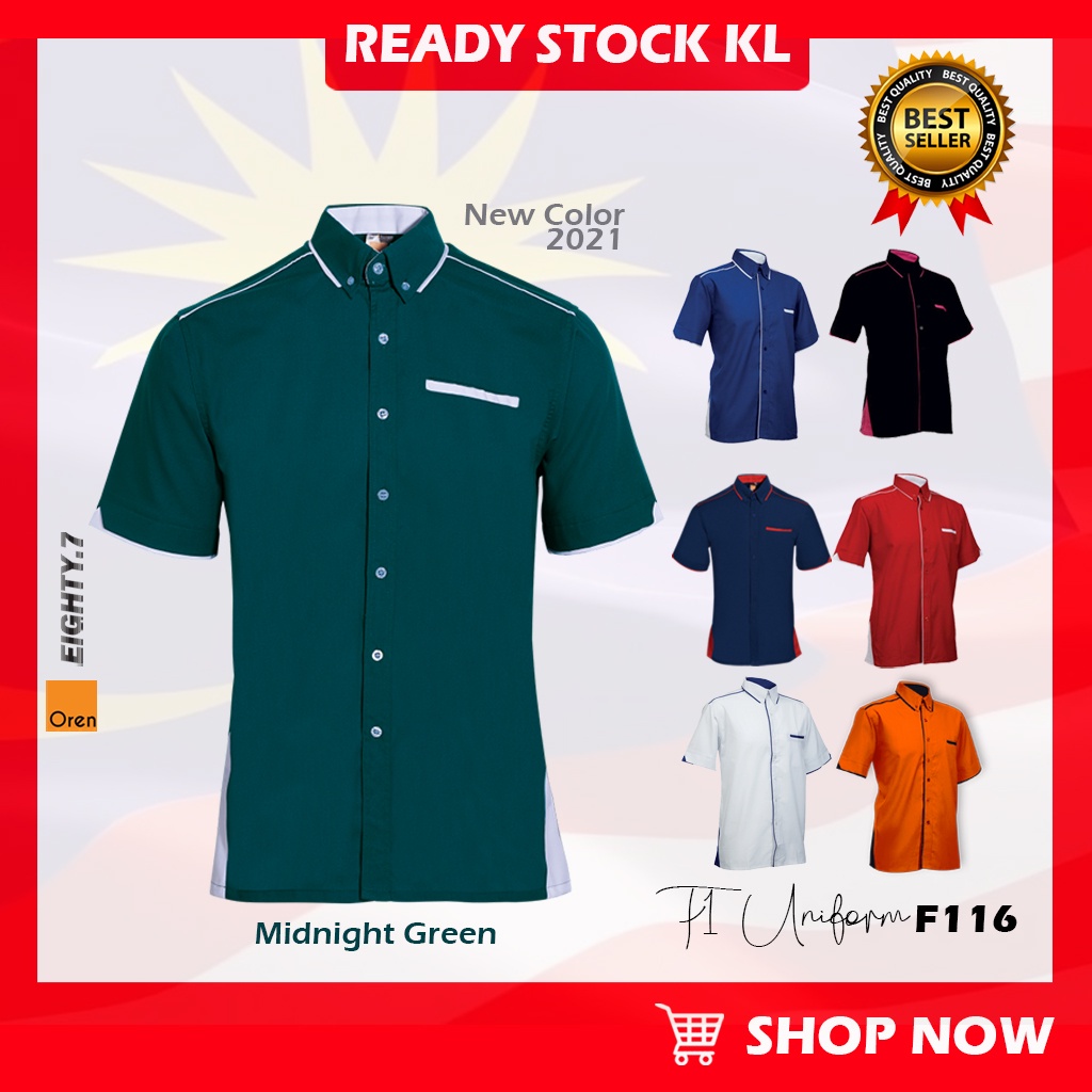 F116 OREN SPORT Corporate Uniform Baju Korporat | Baju Uniform Pejabat ...