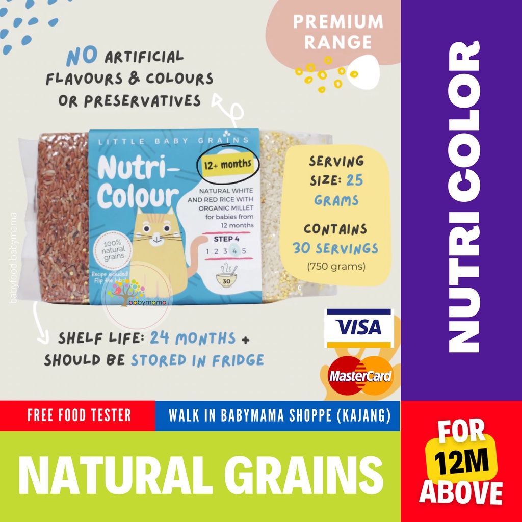 LITTLE BABY GRAINS GNUBKINS LUBUK MAKANAN BAYI BABY FOOD NUTRI