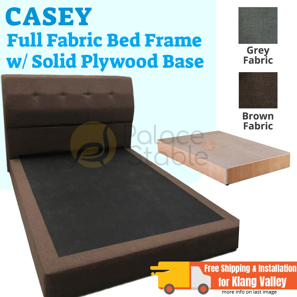 Casey Bed Frame Solid Base Divan, Solid Base King Size Bed