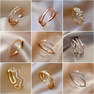 New Korea Adjustable Fashion Rings Cincin Women Ring Simple Ring Jewelry Gift