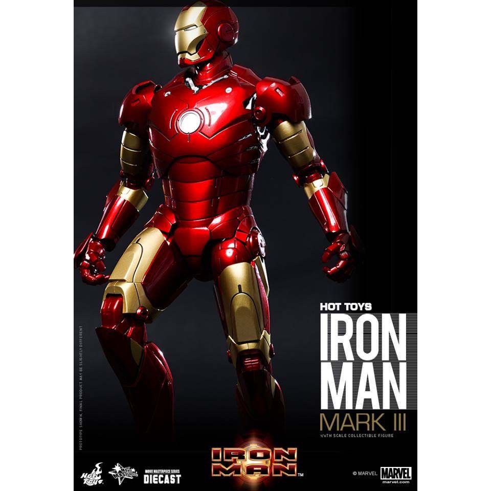 hot toys iron man mark iii diecast