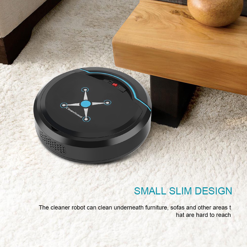 Usb Rechargeable Automatic Smart Robot Vacuum Floor Cleaner