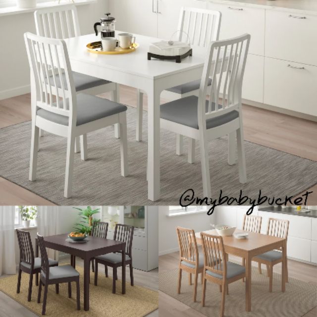 Ikea 4 Seaters Dining Table And, Ikea Dining Room Chairs Set Of 4