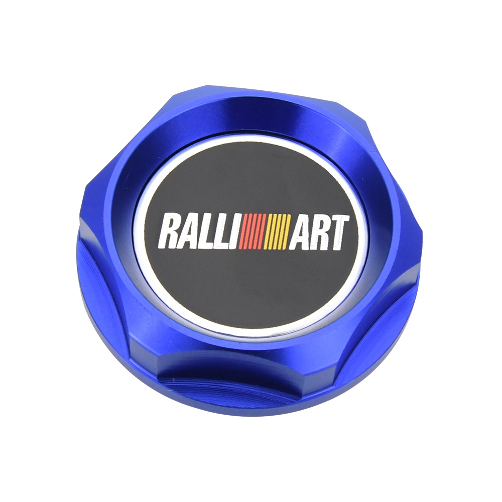 Must Quality Aluminium Engine Oil Cap RALLIART Logo Emblem Tank Cover MITSUBISHI 4G13 4G15 4G16 Filler Car Racing Mod - Image 3
